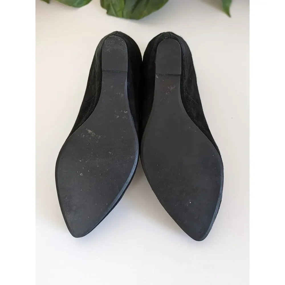 Jeffrey Campbell Wedges Heels Ann Arbor Suede Cut Out Boho Quirky Boho Size 6.5